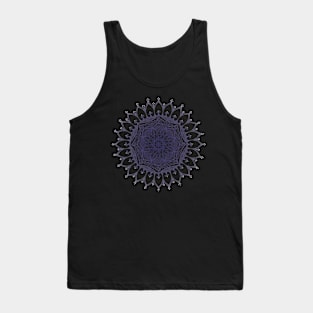 Purple and white Mandala Tank Top